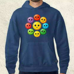 Magnolion Gomb kollázs v1 férfi pulóver (9067-P)