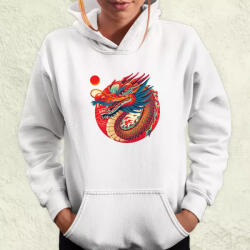 Magnolion Fenséges sárkány v3 női pulóver (20648-PN)