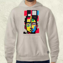 Magnolion Minimalista absztrakt Basquiat férfi pulóver (2866-P)