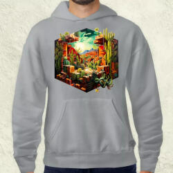 Magnolion Kocka kaktuszkert v1 férfi pulóver (20172-P)