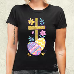 Magnolion Húsvéti matrica v5 női póló (21929-N)