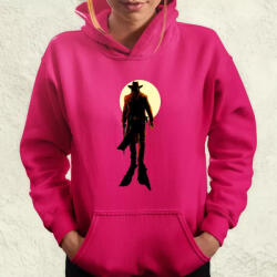 Magnolion Cowboy illusztráció v2 női pulóver (8591-PN)