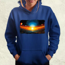 Magnolion Pointillizmus Végtelen űr női pulóver (8218-PN)