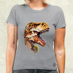 Magnolion T-rex portré v3 női póló (1690-N)