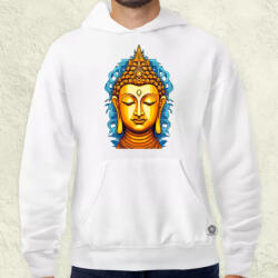 Magnolion Pop art Buddha szobor v1 férfi pulóver (7850-P)