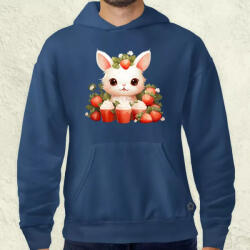 Magnolion Cuki nyuszi sütikkel v3 férfi pulóver (7705-P)