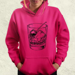 Magnolion Koktél rajz v2 női pulóver (26939-PN)