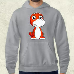 Magnolion Narancs dinó v4 férfi pulóver (6398-P)