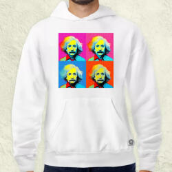 Magnolion Pop art Einstein v9 férfi pulóver (8476-P)