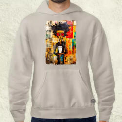 Magnolion NYC napfelkelte Basquiat graffiti v7 férfi pulóver (6226-P)