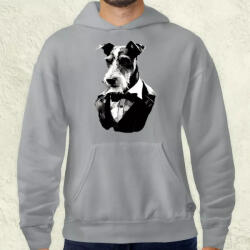 Magnolion Fox Terrier nyomozó v1 férfi pulóver (8016-P)