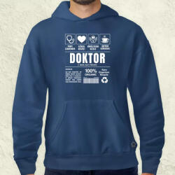 Magnolion Doktor összetevői fehér férfi pulóver (28217-P)