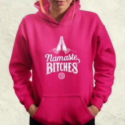 Magnolion Namaste bitches női pulóver (28182-PN)