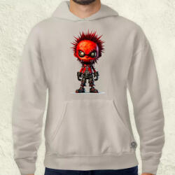 Magnolion Piros punk srác v1 férfi pulóver (5259-P)