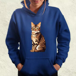 Magnolion Deco macska v8 női pulóver (7980-PN)