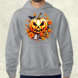 Magnolion Halloween tök v4 férfi pulóver (8374-P)