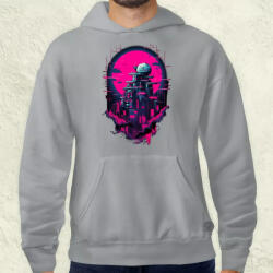 Magnolion Retró csontváz király v2 férfi pulóver (7532-P)