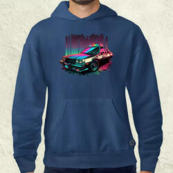 Magnolion Retró hullám 1980 Dodge Diplomat Police Car v2 férfi pulóver (871-P)