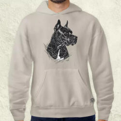 Magnolion Absztrakt pitbull férfi pulóver (22311-P)