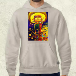 Magnolion Biolumineszcén művészet v2 férfi pulóver (2602-P)