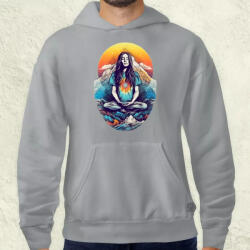 Magnolion Hegyen meditálás v1 férfi pulóver (3022-P)