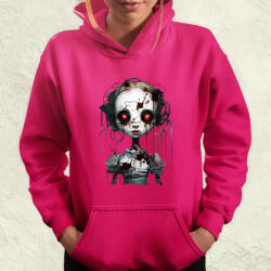 Magnolion Horror baba v5 női pulóver (8650-PN)