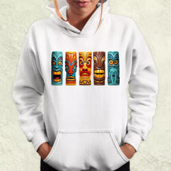 Magnolion Tiki faragványok v3 női pulóver (7600-PN)