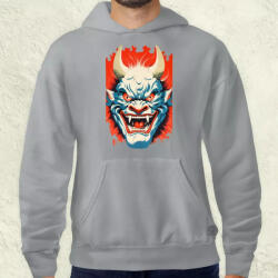 Magnolion Hannya maszk fantázia v1 férfi pulóver (8034-P)