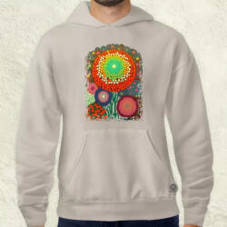 Magnolion Pointillizmus virágzás férfi pulóver (1793-P)