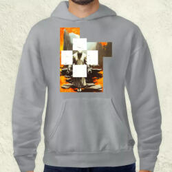 Magnolion Modern kereszt fantázia v4 férfi pulóver (8449-P)