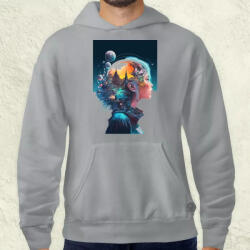 Magnolion Kitárul az elme v3 férfi pulóver (1018-P)