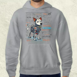 Magnolion Robotkutya vázlat v1 férfi pulóver (7019-P)