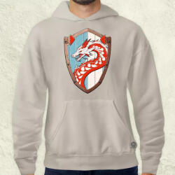 Magnolion Jörmungandr pajzs férfi pulóver (4917-P)