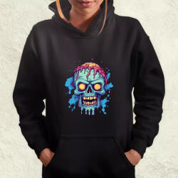 Magnolion Rajzfilm koponya v2 női pulóver (3983-PN)