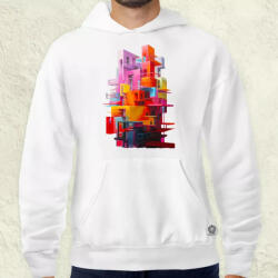 Magnolion Absztrakt brutalizmus v3 férfi pulóver (5517-P)