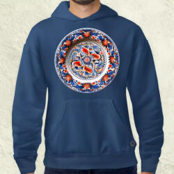 Magnolion Magyar népi porcelán v8 férfi pulóver (8134-P)