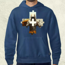 Magnolion Modern kereszt fantázia v6 férfi pulóver (8451-P)