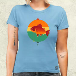 Magnolion Minimalista horgászás v1 női póló (4142-N)