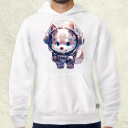 Magnolion Chibi asztronauta Husky v1 férfi pulóver (8588-P)