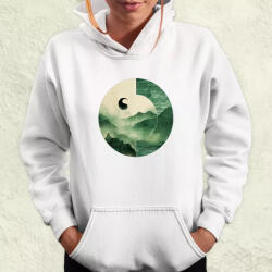 Magnolion Jin Jang táj v4 női pulóver (22432-PN)