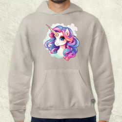 Magnolion Cuki unikornis v6 férfi pulóver (20109-P)