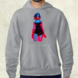 Magnolion Anime lány pózol v11 férfi pulóver (7145-P)