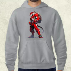 Magnolion Oroszlán páncélban v2 férfi pulóver (6229-P)