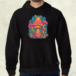 Magnolion Pszichedelikus varázsgomba v2 férfi pulóver (3436-P)