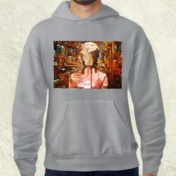 Magnolion Pareidolia Barbie város fantázia v1 férfi pulóver (6956-P)