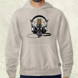 Magnolion Mikrofon és fejhallgató v1 férfi pulóver (24687-P)