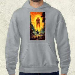 Magnolion 1950-es évek retró futurisztikus sci-fi poszter v1 férfi pulóver (3558-P)