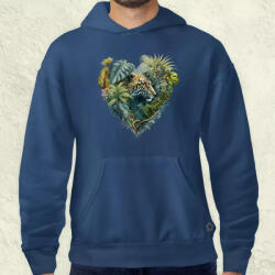 Magnolion Dzsungel szív v3 férfi pulóver (1835-P)