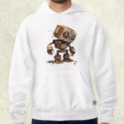 Magnolion Rozsdás robot kölyök v3 férfi pulóver (1529-P)