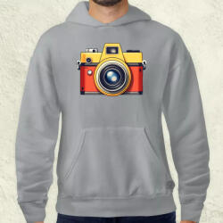 Magnolion Vintage fényképezőgép v1 férfi pulóver (4013-P)